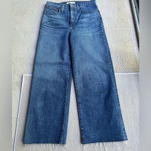 Madewell jeans wide leg